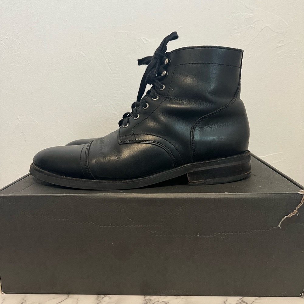 Black Captain Boots (Thursday Boot)